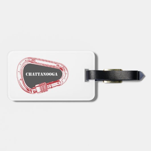 Chattanooga Klimmen Carabiner Bagagelabel (Achterkant horizontaal)