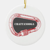 Chattanooga-klimmer Keramisch Ornament (Voorkant)
