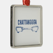 Chattanooga-klimmer Metalen Ornament (Rechts)
