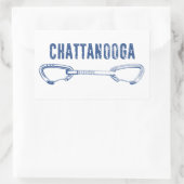 Chattanooga-klimmer Rechthoekige Sticker (Tas)