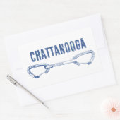 Chattanooga-klimmer Rechthoekige Sticker (Envelop)