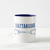 Chattanooga-klimmer Tweekleurige Koffiemok (Center)