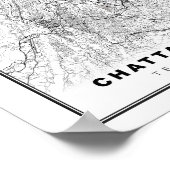 Chattanooga Map Poster (Hoek)
