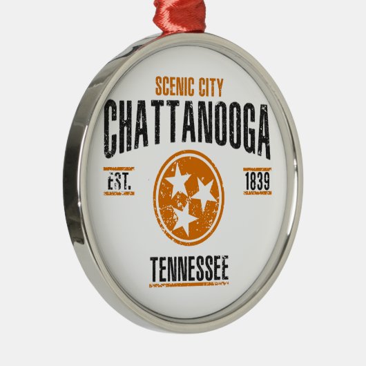 Chattanooga Metalen Ornament (Rechts)