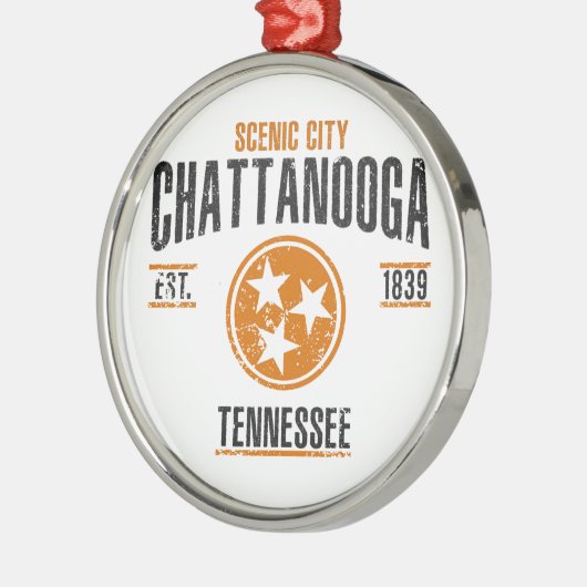 Chattanooga Metalen Ornament (Links)