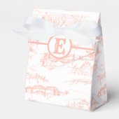 Chattanooga-monogram blush bedankdoosjes (Voorkant Zijde)