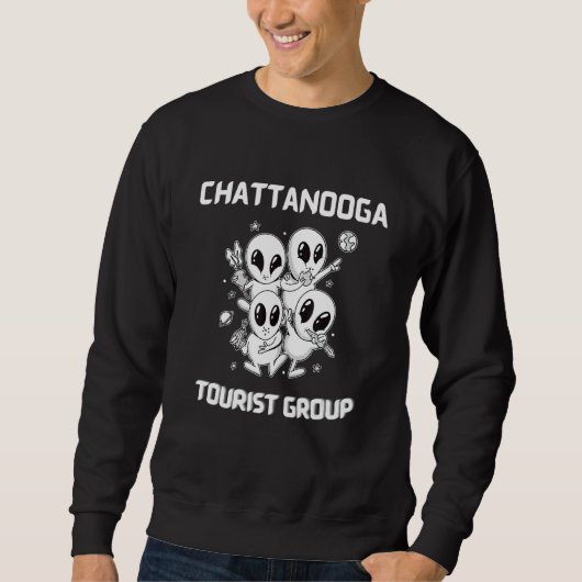 Chattanooga Native Pride Alien Funny State Tourist Trui (Voorkant)