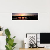 Chattanooga op zonnepanoramisch poster (Thuiskantoor)