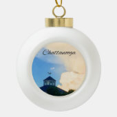 Chattanooga-ornament Keramische Bal Ornament (Voorkant)