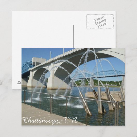 Chattanooga Post Card Briefkaart (Voorkant / Achterkant)