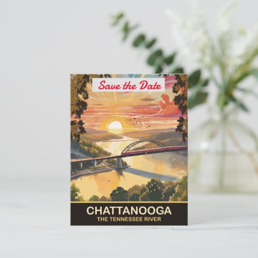 Chattanooga, rivier Tennessee,  Save The Date (Staand voorkant)