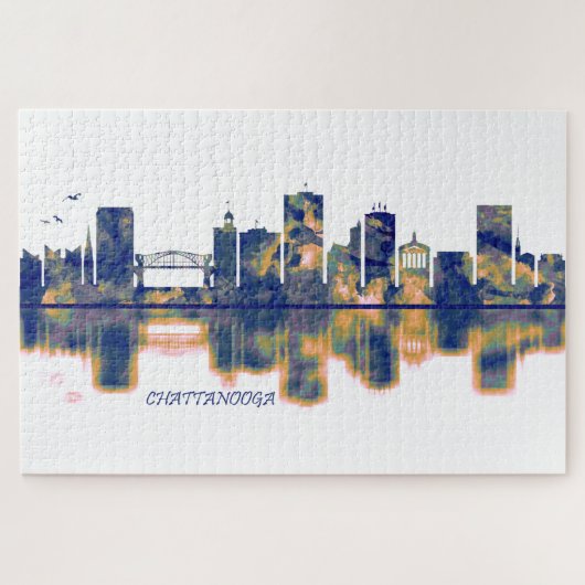 Chattanooga Skyline Legpuzzel (Horizontaal)