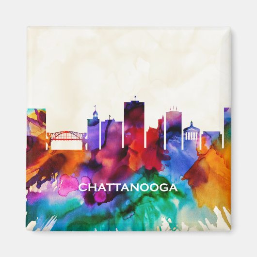 Chattanooga Skyline Magneet (Voorkant)