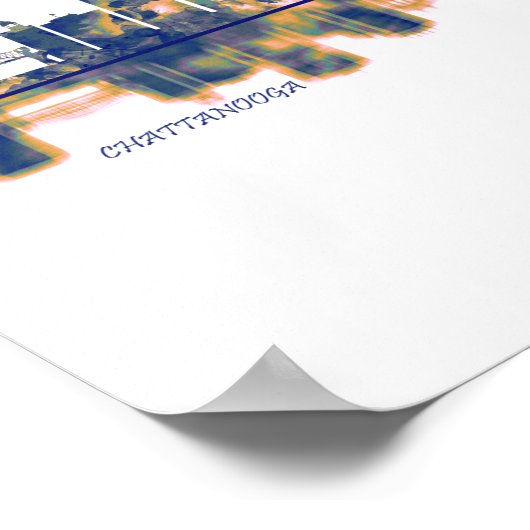 Chattanooga Skyline Poster (Hoek)