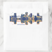 Chattanooga Skyline Rechthoekige Sticker (Tas)
