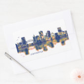 Chattanooga Skyline Rechthoekige Sticker (Envelop)