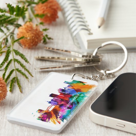 Chattanooga Skyline Sleutelhanger (Voorkant Rechts)