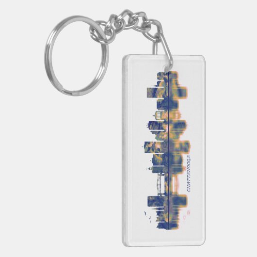 Chattanooga Skyline Sleutelhanger (Voorkant Links)