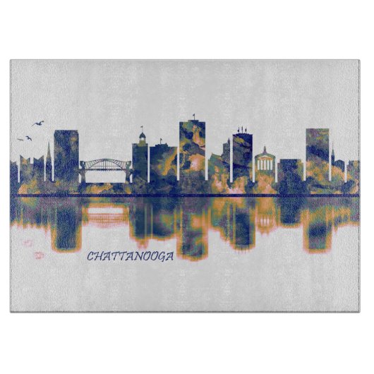 Chattanooga Skyline Snijplank (Voorkant)