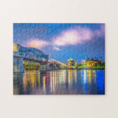 Chattanooga Skyline Tennessee Afbeeldingen Chattan Legpuzzel (Horizontaal)