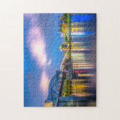 Chattanooga Skyline Tennessee Afbeeldingen Chattan Legpuzzel (Verticaal)