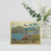 Chattanooga sparen de Datum Tennessee Aankondigingskaart (Staand voorkant)