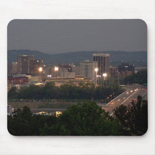 Chattanooga stad Mousepad Muismat (Voorkant)