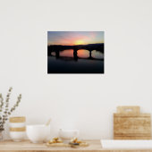 Chattanooga Sunset on Water Poster (Keuken)