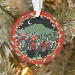 Chattanooga Tennessee Acrylversiering Ornament