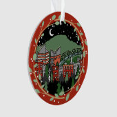 Chattanooga Tennessee Acrylversiering Ornament (voorkant)