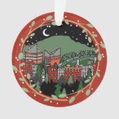 Chattanooga Tennessee Acrylversiering Ornament (voorkant)