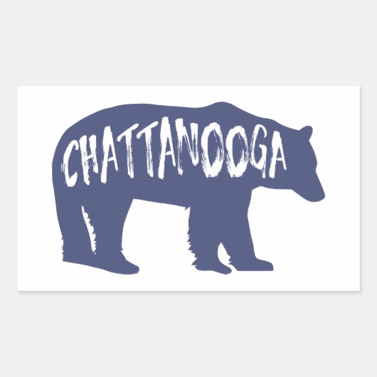 Chattanooga Tennessee Beer Rechthoekige Sticker (Voorkant)