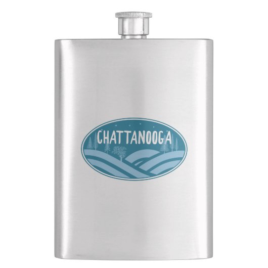 Chattanooga Tennessee buitenshuis Flacon (Voorkant)