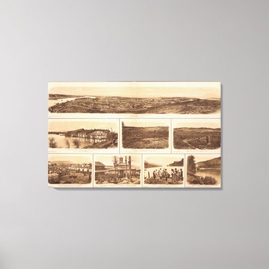 Chattanooga Tennessee Canvas Afdruk (Voorkant)