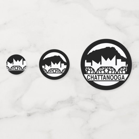Chattanooga Tennessee Confetti (Voorkanten)