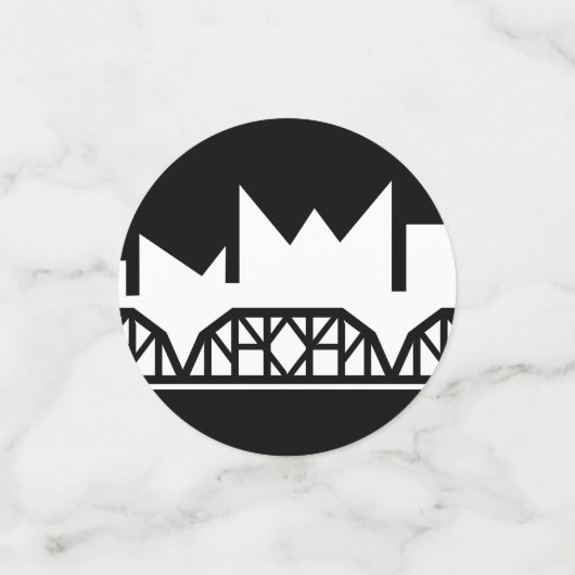 Chattanooga Tennessee Confetti (Kleine voorkant)