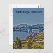 Chattanooga, Tennessee Foto Briefkaart (Voorkant / Achterkant)