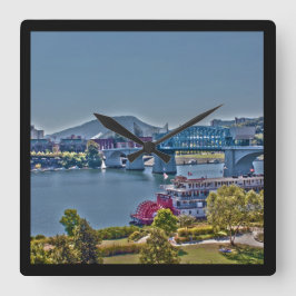 Chattanooga, Tennessee foto wandklok