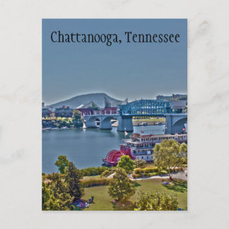 Chattanooga, Tennessee-fotokaart Briefkaart
