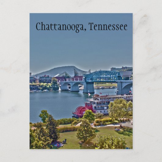 Chattanooga, Tennessee-fotokaart Briefkaart (Voorkant)