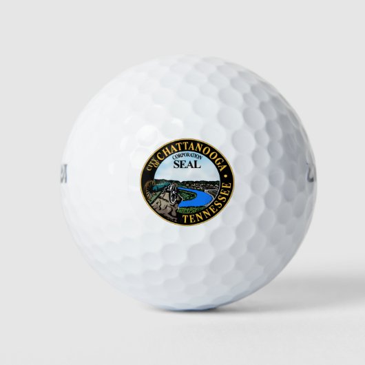 Chattanooga Tennessee Golfballen (Voorkant)