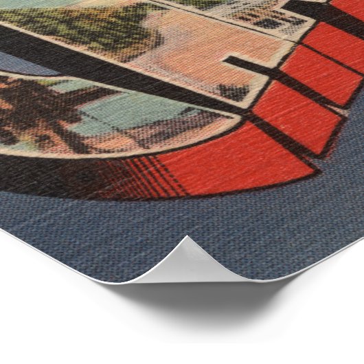 Chattanooga, Tennessee - Grote letterscènes 2 Poster (Hoek)