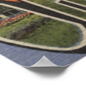 Chattanooga, Tennessee - Grote lettertjes Poster (Hoek)