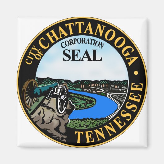 Chattanooga Tennessee Magneet (Voorkant)
