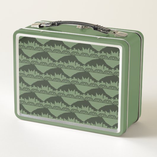 Chattanooga Tennessee Metal Lunchbox (Achterkant)