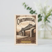 Chattanooga Tennessee Oude Vintage Briefkaart (Staand voorkant)