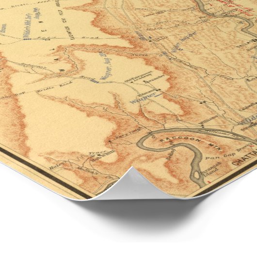 Chattanooga, Tennessee Poster (Hoek)