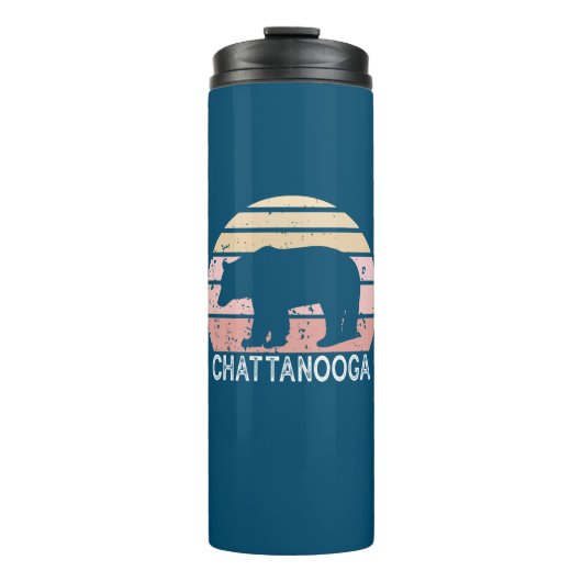 Chattanooga Tennessee Retro Beer Thermosbeker (Voorkant)