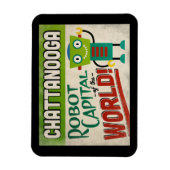 Chattanooga Tennessee Robot - Funny Magneet (Verticaal)