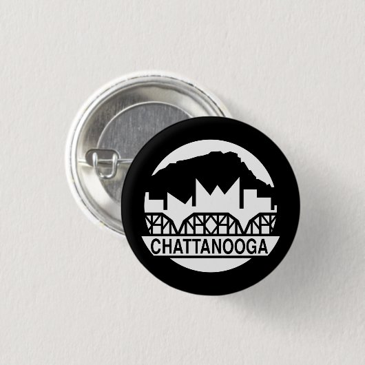 Chattanooga Tennessee Ronde Button 3,2 Cm (Voorkant /achterkant)
